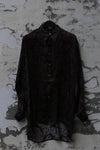 Geoffrey B. Small shirt GRS08 black coffee print 22